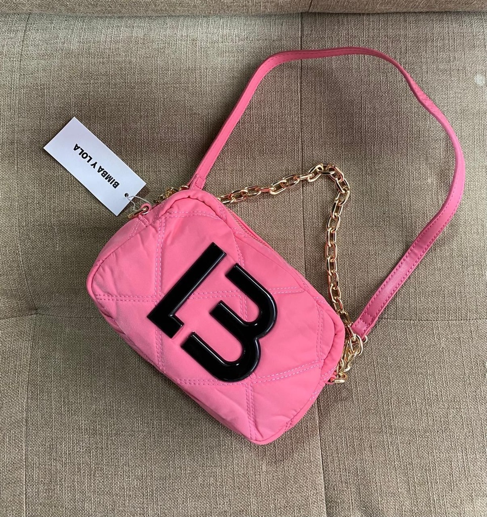 Carriel Bimba Lola Rosado Negro