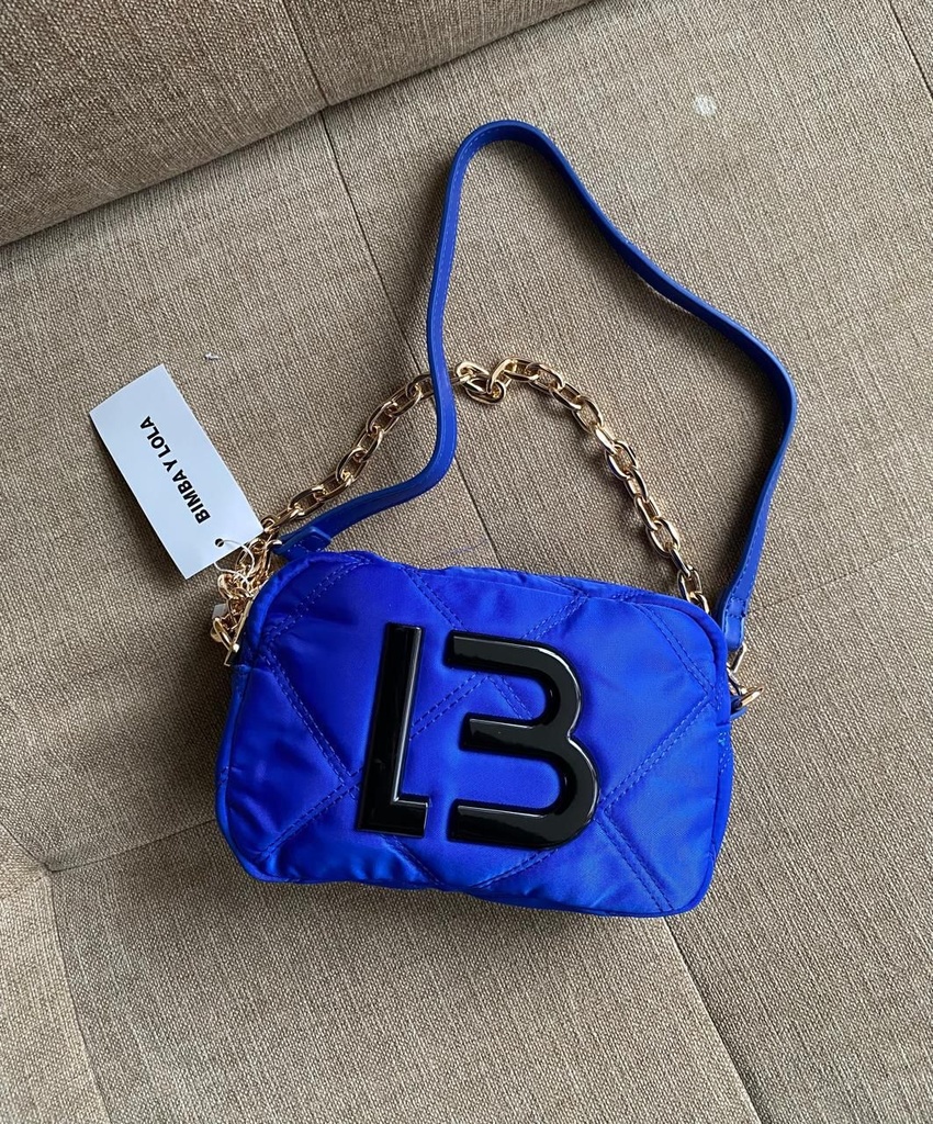 Carriel Bimba Lola Azul Negro 