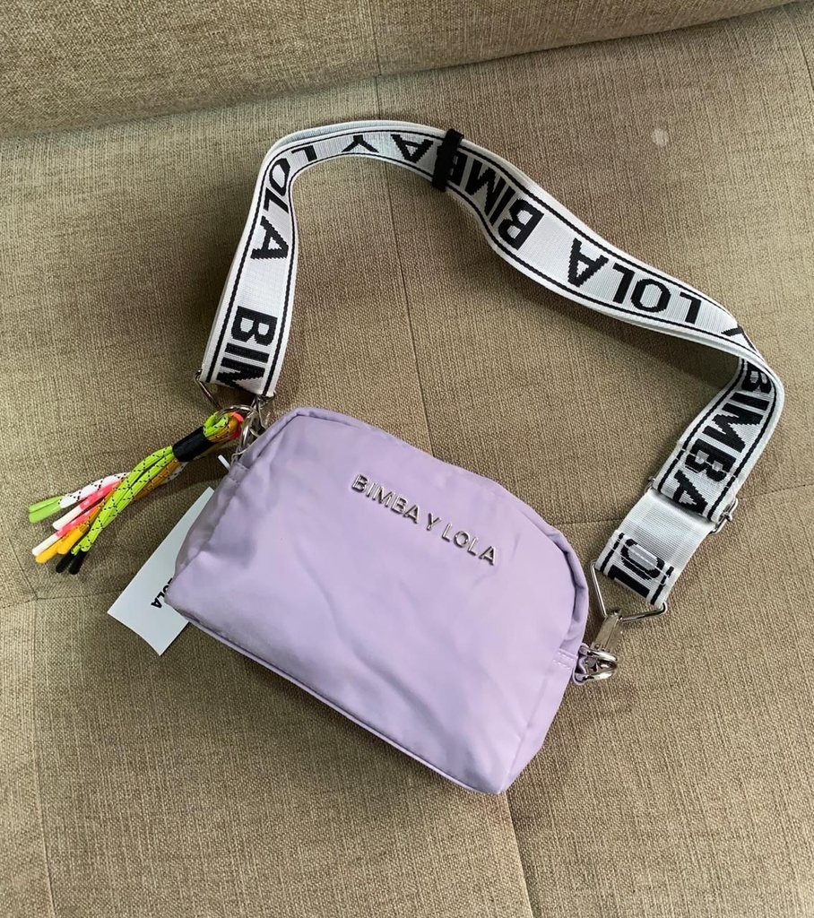 Carriel Bimba Lola Morado Letras