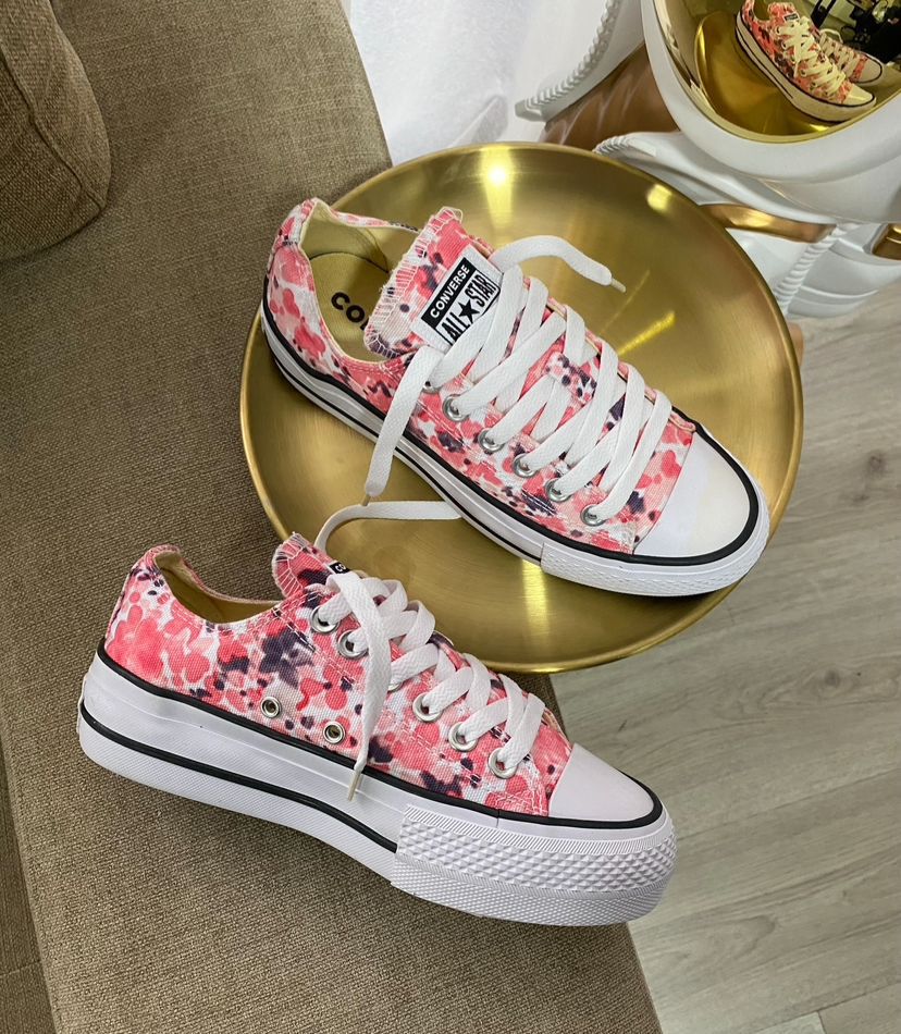 Converse Suela Alta Rosado Colores CV33