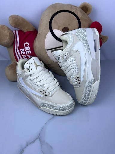 Jordan Retro 3 Travis Beige Gris JD248