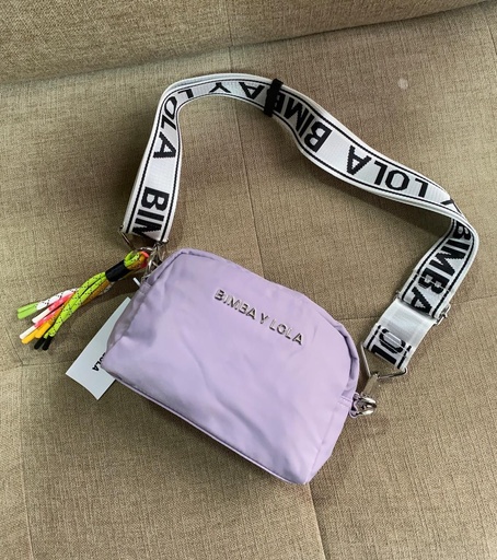 Carriel Bimba Lola Morado Letras