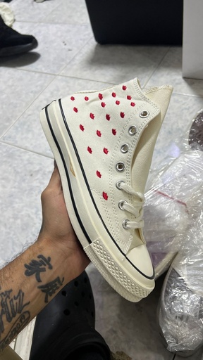 Converse Bota Beige Corazon Cv36