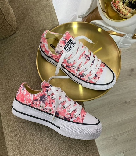 Converse Suela Alta Rosado Colores CV33