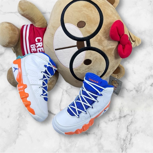 Jordan Retro L Blanca Azul Naranja NN180